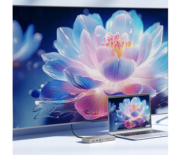 Zenwire Stacja Dokująca Hub USB-C HDMI 4K 60Hz Display Port USB SD - 1604632 - zdjęcie 5
